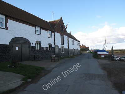 Photo 6x4 Burnham Overy Staithe boathouse Chandlery and boat storage. c2010