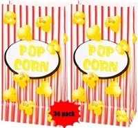 Popcorn Party Bags - 36 Pack By Happy Deals on sale Popcorn Party Bags - 36 Pack By Happy Deals on sale