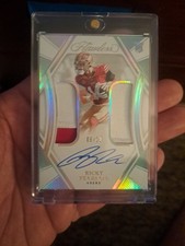 2024 Panini Flawless - Rookie Patch Autographs Ricky Pearsall #RDPA-RPL Silver!!