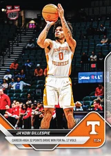 PRESALE 2025-26 Bowman U Now Ja'Kobi Gillispie #19 Career-High 32-Points for Win