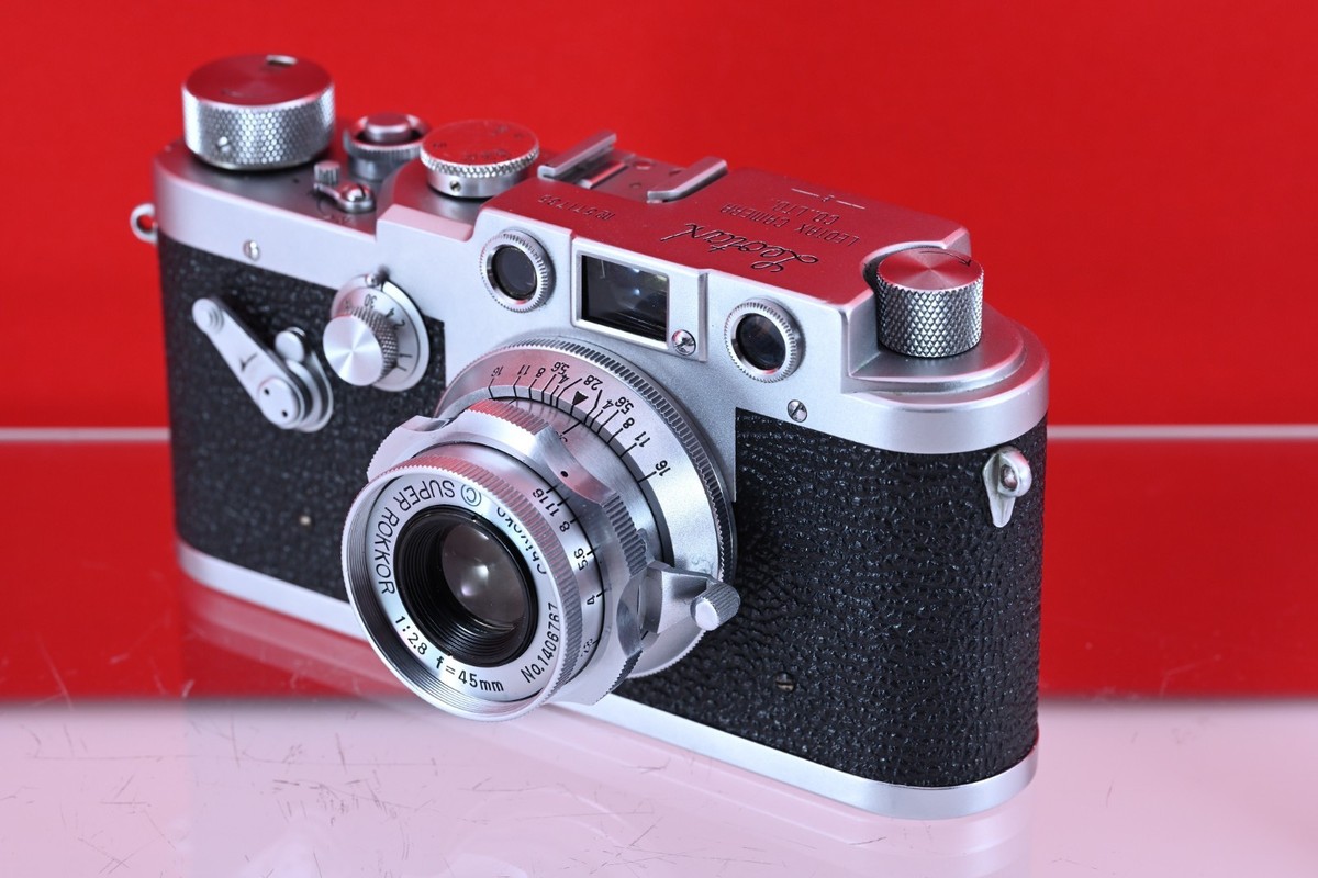 Leotax TV Rangefinder Film Camera w/ Chiyoko Super Rokkor 45mm f2