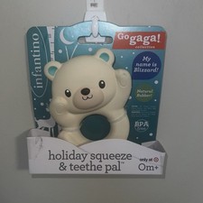 Infantino Go gaga Holiday Squeeze  Teethe Pal - Polar Bear