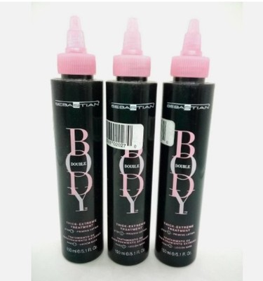 Sebastian Body Double Thick Extreme Treatment Priming Lotion 5.1 oz ea 3-PACK
