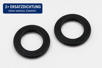 Ersatzdichtung-Set passend für SodaStream Crystal 1.0-3.0 zw Düse & Flaschenhals