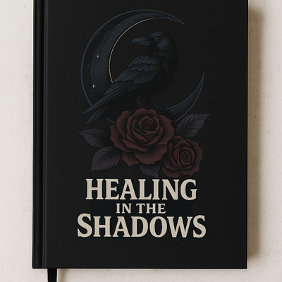 Healing in the Shadows Journal, Gothic Art Notebook, Self-Care Diary, Dark [...]