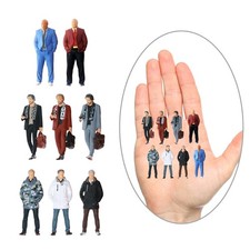 1/64 Minifiguren Stra&szlig;enbahn Stra&szlig;enlandschaft Schreibtischdekorationsbedarf