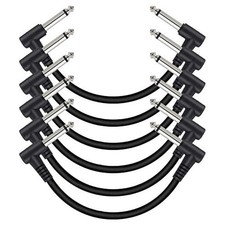 6 Pack 6 Inch Guitar Patch Cables, Guitar Pedal Cables, Guitar Pedal Patch Ca...
