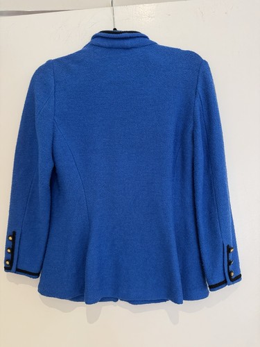 Giacca donna blu St. John by mary grigia. Taglia 4. Splendido colore e dettaglio - Foto 3 di 8