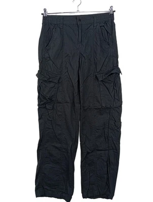 H&M Pantalon cargo Dames Pantalon T EU 36 noir style décontracté - Photo 1/4