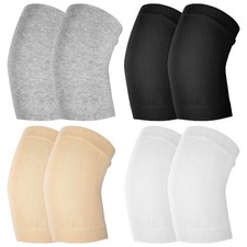 4 Pairs Knee Warmers for Women Men Knee Braces Liner Sleeve Supports Knee Com...