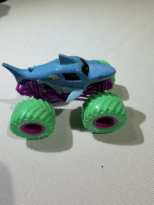 Monster Jam Megalodon Nitro Neon Monster Truck Die-Cast Loose