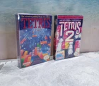Tetris 1 + Tetris 2 Set Complete in Box NES Cart Sleeve Manual CIB