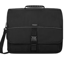 Targus Black Shoulder Messenger Bag for 15" Laptop, Padded, Compartments