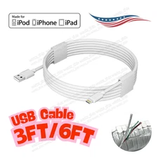 For Apple iPhone SE 6 7 8 XS XR 11 12 13 14 Pro Max USB Fast Charger Cable Cord
