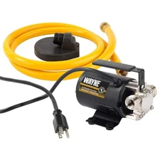 Wayne 1/10 HP Portable Transfer Utility Pump