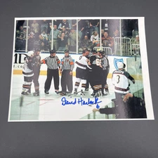 David Harlock -  Atlanta Thrashers  - SIGNED Photo