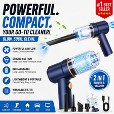 Handheld Car Vacuum Cleaner, 9000Pa Vacuum Cleaner and Air Duster