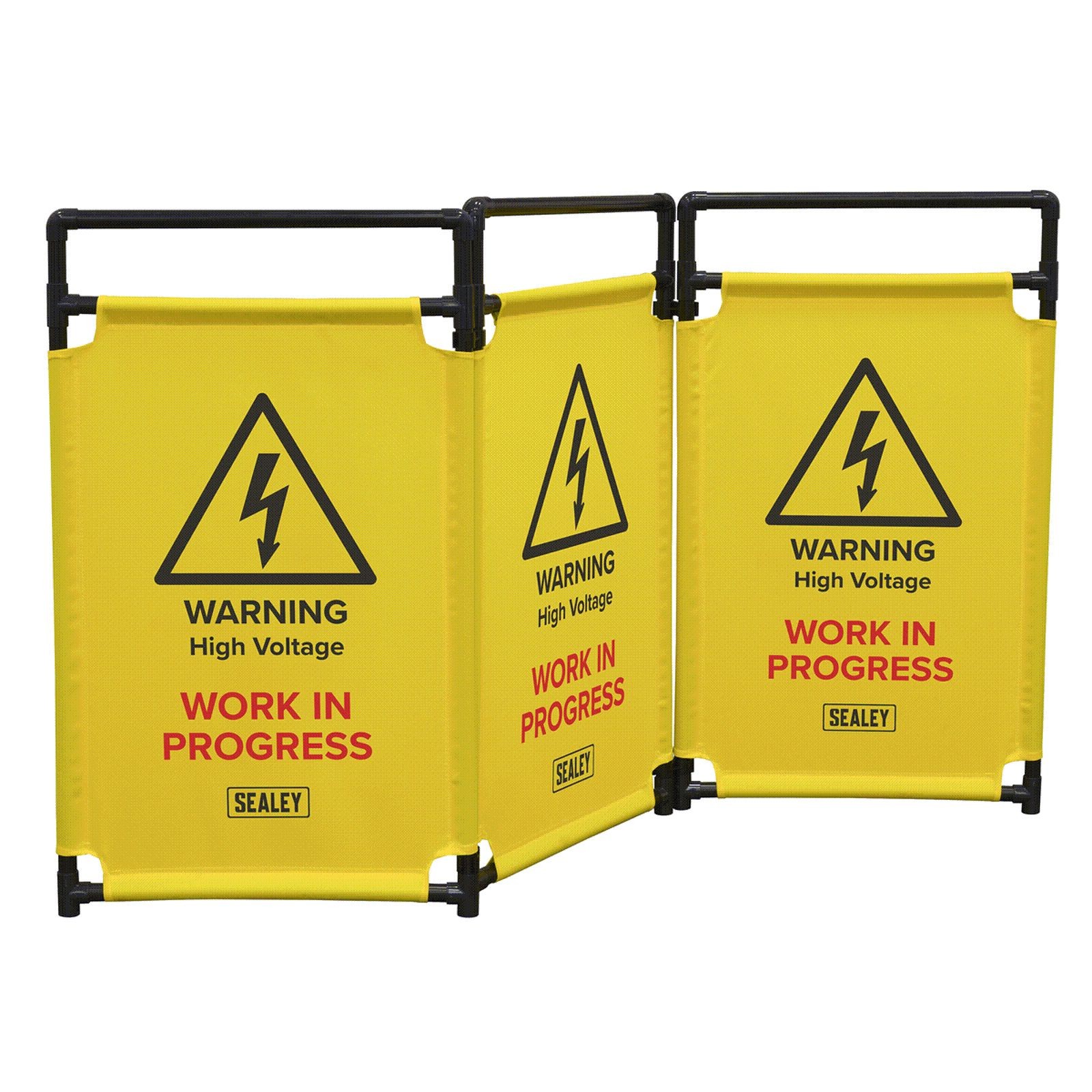 Sealey Folding Safety Barrier for Hybrid/Electric Vehicles - EV20