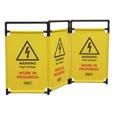 Sealey Folding Safety Barrier for Hybrid/Electric Vehicles - EV20