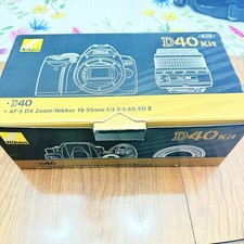 NIKON D40 DSLR Camera Kit with Box, Used, Working, Good Condition w/ Charger