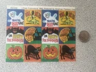 Vintage 1989 Sheet of 12 Perforated Field Publications Halloween Stickers