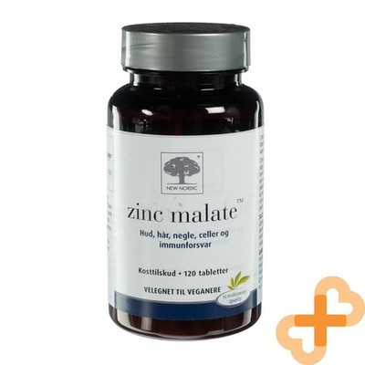 New Nordic Zink Malate 120 Tabletten Immunsystem Haare Haut Nägel Ergänzung