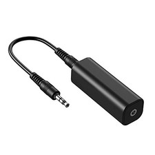 Ground Loop Noise Isolator for Car Audio/Home Stereo System with 3.5mm Audio