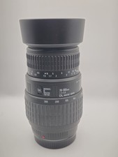 Sigma 70-300mmD f/4-5.6 Macro Zoom Lens For Nikon DSLR Camera w/ Lens Cap TESTED