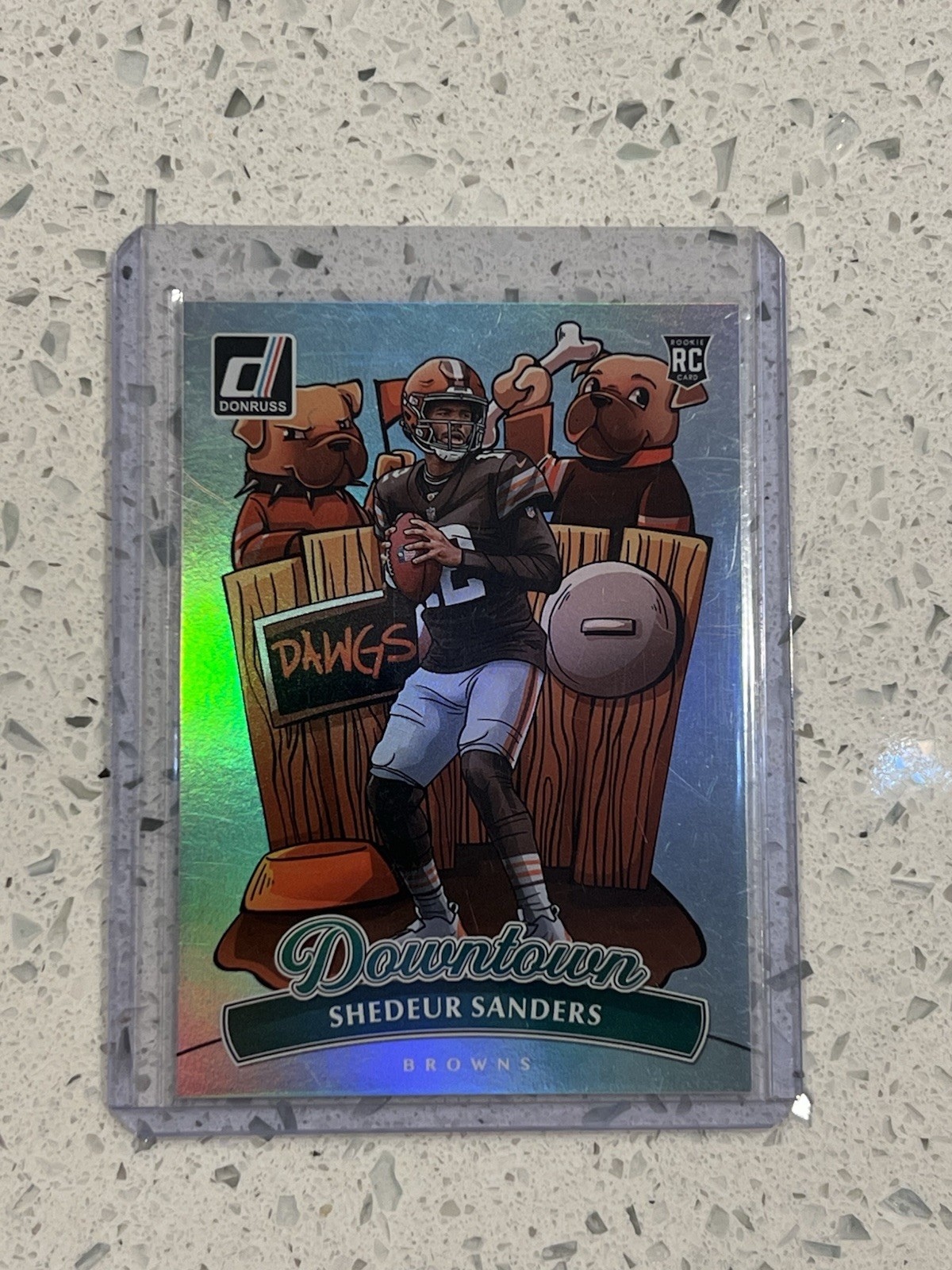 2025 Panini Donruss Downtown Shedeur Sanders #17 Browns Rookie Card