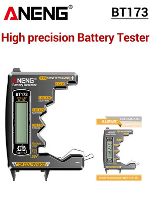 Universal Batterie Tester ANENG BT173 Batterie Detektor Test C D AA AAA N 9V Zel