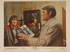 1976 The Omen #1 Lobby Card 8 x 10 Gregory Peck, Lee Remick, Harvey Stephens