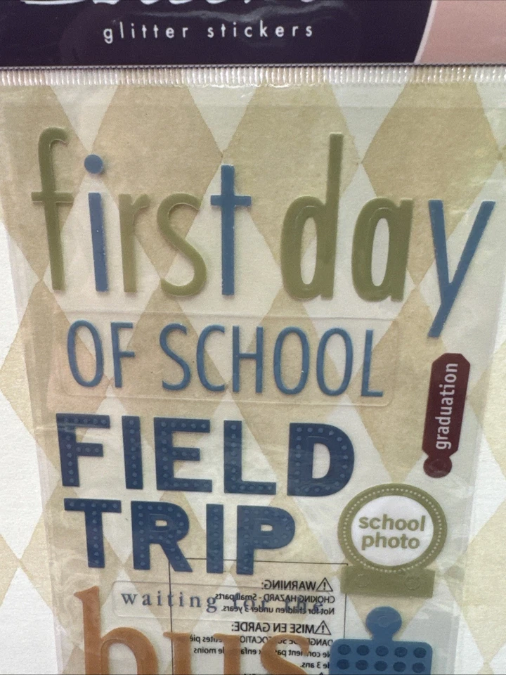 Nuevas pegatinas escolares Sticko Glitter Foto 3 de 4