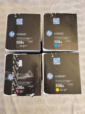 Juego de tóner HP Genuino 508A y 508X CF360X-63A CMYK LaserJet Tóner Nuevo/O/B