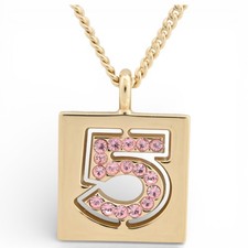 Collana originale CHANEL n.5 strass GP ch7826fe