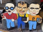 Vintage 10” X 8” Pep Boys Auto Supplies Store Porcelain Car Gas Oil Truck Sign