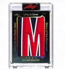 2026 Leaf Glory Of The Game Kylian Mbappe 1/6 Game Used Jumbo Letter Patch Card