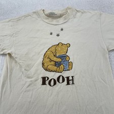 Vintage Winnie The Pooh Shirt Mens XXS Disney Bear Honey Bees Made USA 90s