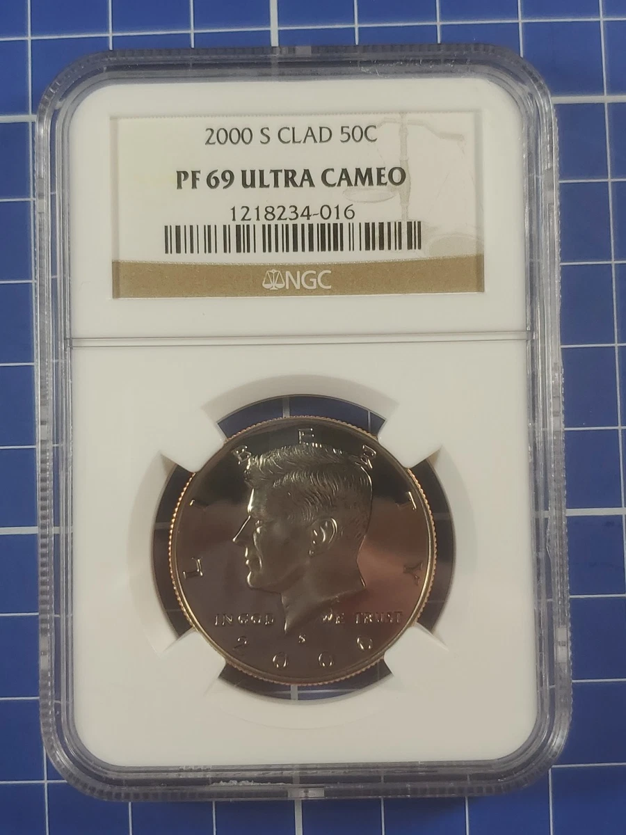 Moneta USA – Mezzo Dollaro Kennedy Proof 2000-S Da US Mint Proof Set (Lucida)