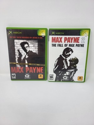 Max Payne 1 & 2: The Fall of Max Payne (Xbox) CIB w/ Manuals Complete