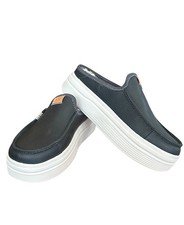 Hey Dude Austin Lift Leather Black