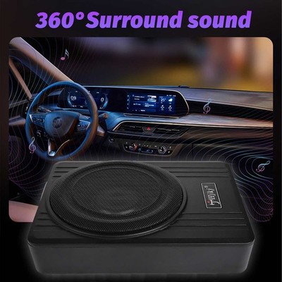 10'' Auto Active Subwoofer Audio Amplifier 600W Auto Kfz Lautsprecher Subwoofer
