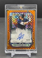 2026 BOWMAN CHROME PROSPECTS #CPA-EHA Eric Hartman 1st Auto Orange X-Fractor /25