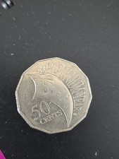 Incused Flag 50 Cent Australia 2000 Millennium