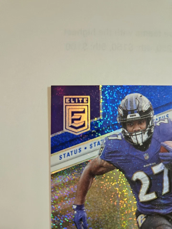 💥2022 Panini Donruss Elite Sparkle Status #64 JK Dobbins 050/275 - Image 2 of 4