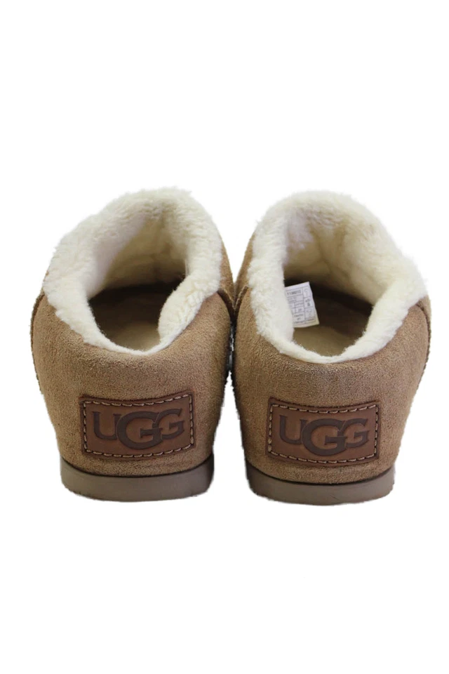 Zapatilla Ugg Mujer Plataforma Gamuza Piel Sintética Forrada Pumped Slide Marrón Talla 9 Foto 3 de 4