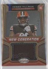 2023 Certified New Generation Jerseys Mirror Bronze 325/349 Cedric Tillman sq1