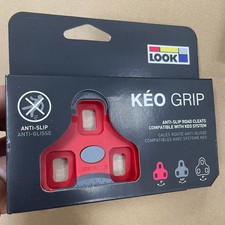 LOOK KEO Anti-Slip Road Bike Cleats Grip Red 9  Float for KEO system Pair