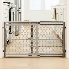 Extra Wide Baby Gate 2842 Inch Pressure Mounted Safety Gate Toddler Pet