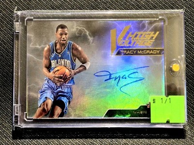 2017-18 Vanguard Tracy McGrady High Voltage Signatures Auto Black Box #D 1/1