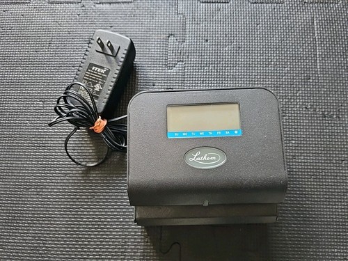 Lathem 800P Thermal Print Punch Time Clock Recorder With Power Cord Tested